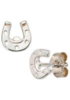 Jobo Paar Ohrstecker »Hufeisen«, 925 Silber