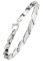 Jobo Armband, 925 Silber mit 80 Zirkonia 19 cm