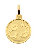 Adelia´s Kettenanhänger »Gold 8 k (333) Sternzeichen Anhänger«, Fisch 8 k 333 Gelbgold Ø 1.18 cm