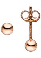 Jobo Paar Ohrstecker, 925 Silber roségold vergoldet