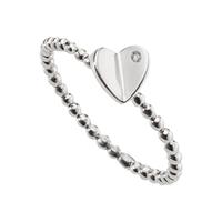 CAÏ Ring »925/- Sterling Silber heart Zirkonia«