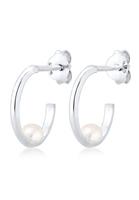 Elli Dames Creoolse Geo Zoetwater Gekweekte Parel in 925 Sterling Zilver
