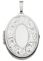 Jobo Medallionanhänger »Medaillon«, oval 925 Silber