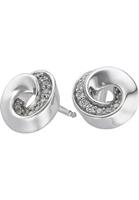 JETTE Silver Oorknopjes in 925 Sterling zilver