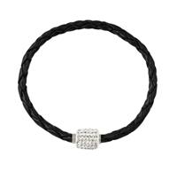 Vivance Lederarmband "Lederarmband mit Kristallen"