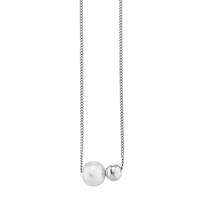 CAÏ Collier »925/- Sterling Silber rhodiniert Perle«
