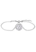 Julie Julsen Silberarmband »LEBENSBLUME SILBER PERLMUTT, JJBR0507.1«, mit Perlmutt