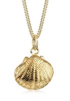 Elli Dames Shell Hanger Trend in 925 Sterling Zilver Goud