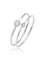 Elli Ring »Set Swarovski Kristalle 925 Silber«