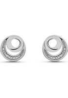 JETTE Silver Oorknopjes in 925 Sterling zilver