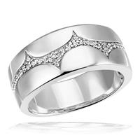 Goldmaid Silberring, 925/- Sterlingsilber 33 Zirkonia