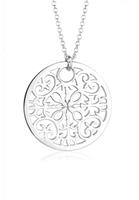 Elli Dames Munt Ornament Hanger Boho in 925 Sterling Zilver