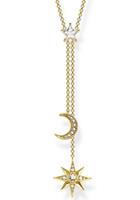 Thomas Sabo Halskettingen in 925 Sterling zilver, goud, voor Dames, 4051245451078, EAN: KE1900-414-14-L45v