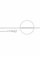 Der Kettenmacher Silberkette "Panzerkette diamantiert, ca. 1,2 mm breit, P1-S, P1-G"