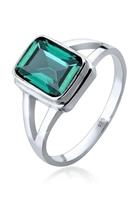 Elli dames solitaire kwarts edelsteen in 925 sterling zilver