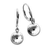 Vivance Ohrhänger »925/- Sterling Silber Kugel 10mm«