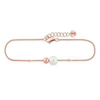 CAÏ Armband »925/- Sterling Silber rotvergoldet Perle«