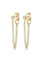 Elli Dames oorsteker Trend Geo met kristal in 925 sterling zilver