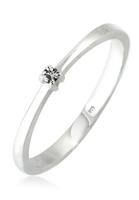 Elli Ringen 925 Sterling zilver Solitaire Zirkonium Grijs