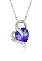 Elli Collierkettchen »Herz Zirkonia Swarovski Kristalle Silber«