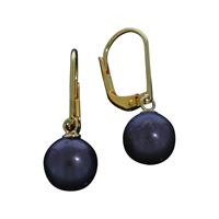 Vivance Ohrhänger »925/- Sterling Silber vergoldet Perlen«