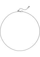 Jobo Kette ohne Anhänger, 925 Silber mit Zirkonia 45 cm verkürzbar