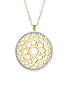 Nenalina Kette mit Anhänger »Kronen Chakra Swarovski Kristalle 925 Silber«