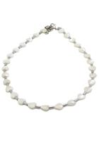 Firetti Collier »Herzen, in glänzender und massiver Optik«, mit Perlmutt und Hämatit, Made in Germany