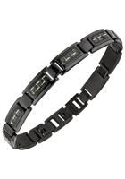Jobo Armband, Edelstahl mit goldfarbenen Effekten 22 cm