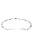 ID armband voor dames, sterling zilver 925