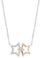 amor Ketting met hanger voor dames, 925 Sterling zilver, zirkonia synth. | ster