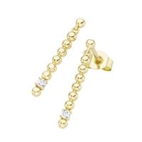 Luigi Merano Paar Ohrstecker »aus Kugeln mit Brillanten, Gold 585«