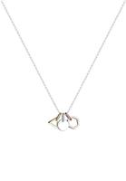 Elli Elli Halsketting Dames Triangle Hexagon Circle Hanger Tri-Colour Trend in 925 Sterling Zilver