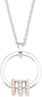 s.Oliver Kette mit Anhänger »Kreis, 2027610«, mit Zirkonia