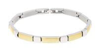 TITANIA Gliederarmband "Titanarmband", bicolor