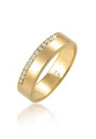Diamore Ring »Verlobung Diamant (0.12 ct) Luxuriös 585 Gelbgold«