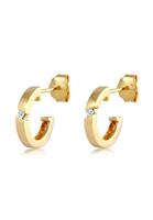 Diamore Paar Creolen »Creole Diamant (0.04 ct) 585 Gelbgold«