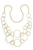 COLLEZIONE ALESSANDRO Lange Kette »Eliza«, mit großen Ringen