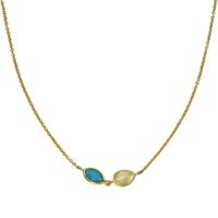Zeeme Collier mit Anhänger »925/- Sterling Silber vergoldet«