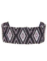 leslii Armband mit Rauten-Muster