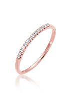 Diamore Diamantring »Verlobung Diamanten (0.14 ct) Edel 750 Roségold«