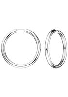 Jobo Paar Creolen, rund 925 Silber