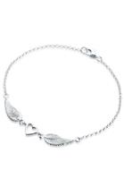 Elli Dames hart vleugel hanger in 925 sterling zilver