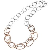CELESTA Collier »925/- Sterling Silber bicolor«