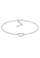 Elli Armband »Herz Liebe Love 925 Silber«