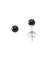 Adelia´s Paar Ohrstecker »Silber 925 Sterling Silver Ohrringe - Ohrstecker«, 925 Sterling Silber mit Onyx Ø 5.4 mm