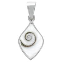 Vivance Anhänger »925/- Sterling Silber rhod. mit Muschel«