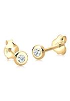Diamore Paar Ohrstecker »Basic Elegant Klassisch Diamant 585 Gelbgold«