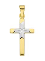Adelia´s Kettenanhänger »Gold 8 k (333) Kreuz Anhänger«, 8 k 333 Gelbgold