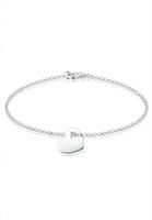 Elli Dames Hart Liefde Uitgesneden in 925 Sterling Zilver Rose Verguld
